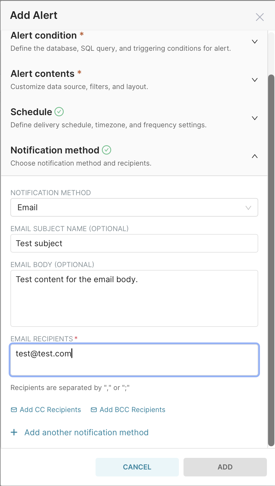 Enhanced Email Reporting